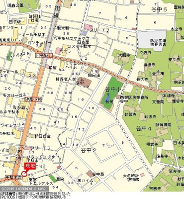 【地図】 | カテリーナ千駄木
