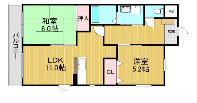 バークレイコーポの間取り