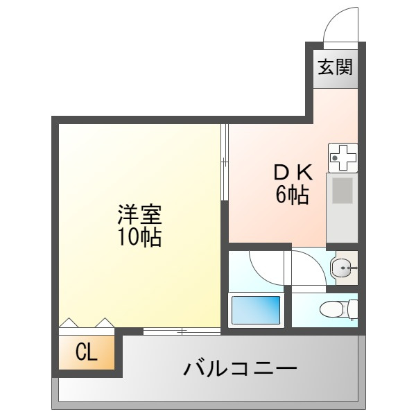 スタンドアップ十三の間取り