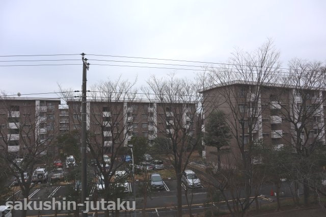 マープル津田沼スカイハイツＣ棟の展望|前面は開放的