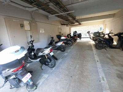 【その他共用部分】 | ニックハイム保土ヶ谷 | バイク置場です。