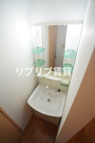 レジデンス寒川の洗面所