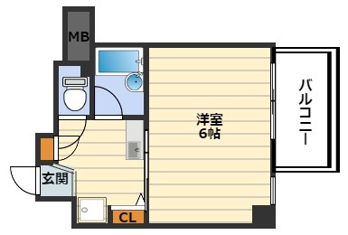 セレッソコート梅田東の間取り