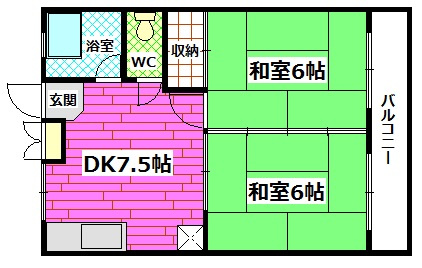 カーサ曙の間取り