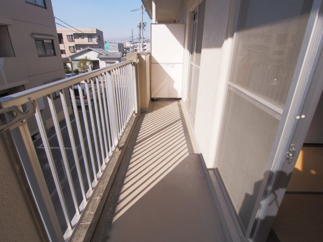 カーサ曙のバルコニー