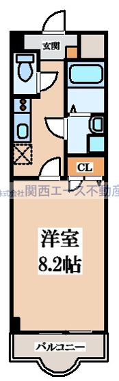 【間取り】 | ルミエール八尾Ⅱ