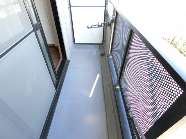 エイト富田林のバルコニー