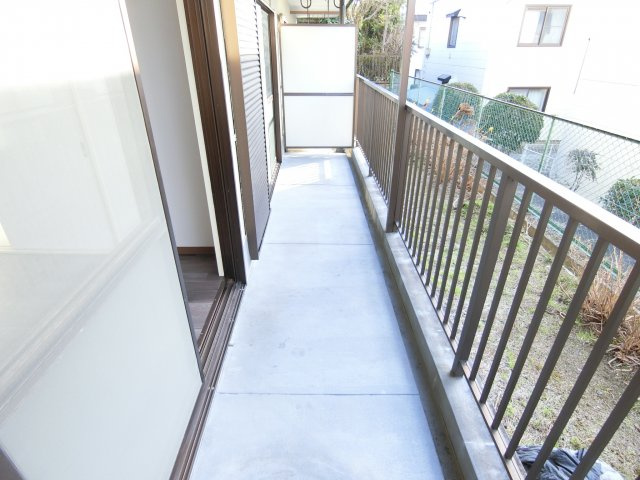 メゾンベルエールのバルコニー