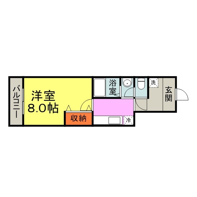 ルミエール鳥栖【キャッシュバック対象物】の間取り