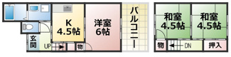 【間取り】 | 高橋貸家