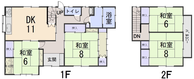 【間取り】 | 松尾貸家