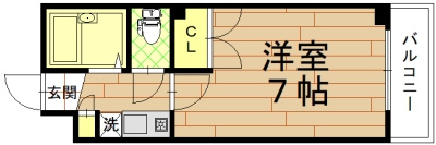ドミール黒門の間取り