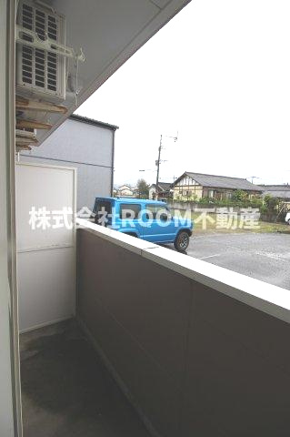 Grace（旧コーポサウス）のバルコニー