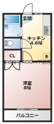 Grace（旧コーポサウス）の間取り