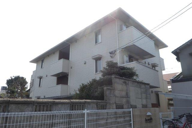 倉敷市日ノ出町１丁目のアパートの外観