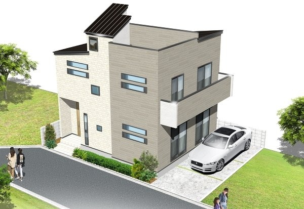 グラッド・タウン西堤楠町の外観パース|■外観のデザイン、お客様にてデザイン可能です♪♪
