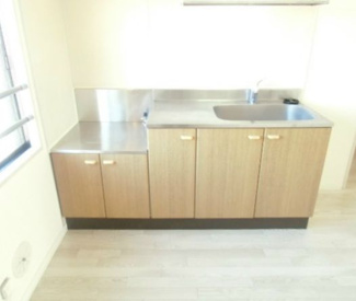 【キッチン】 | プランドールA | ガスコンロ設置可能なキッチンです