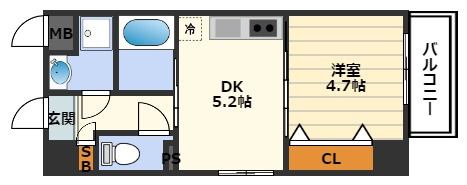 ソレイユ中崎の間取り