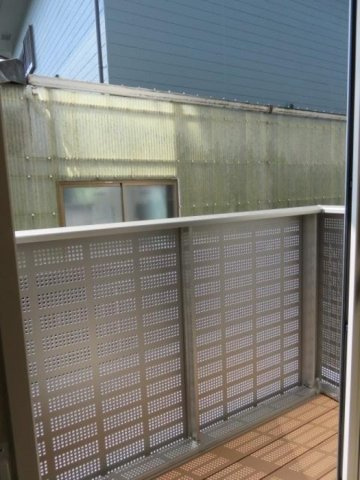 ラルーチェ上浜のバルコニー