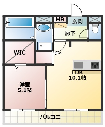 マンションパピルスⅡの間取り