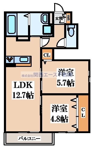 【間取り】 | LeistⅢ