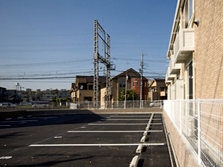 レオパレス甲田のバルコニー