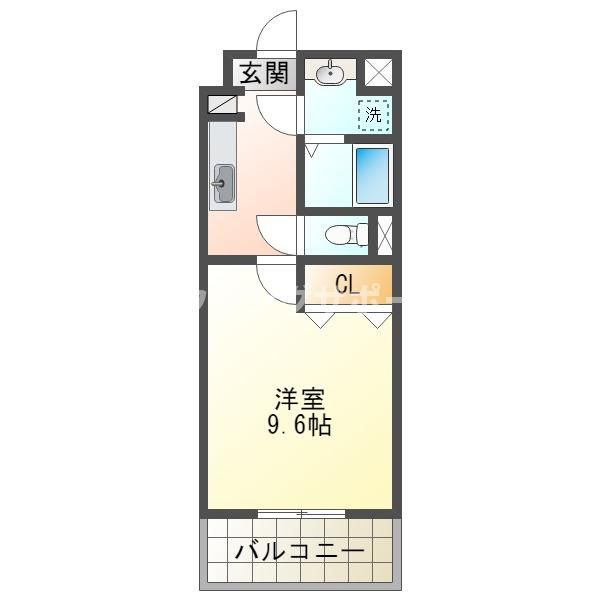 シエルオカモトの間取り