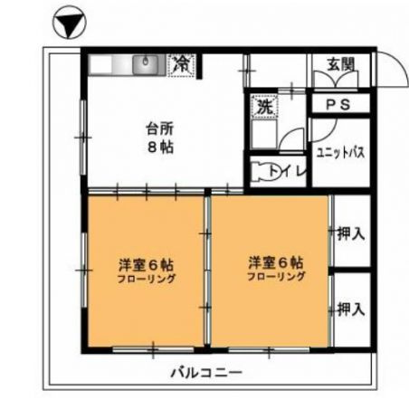 マンションストークの間取り