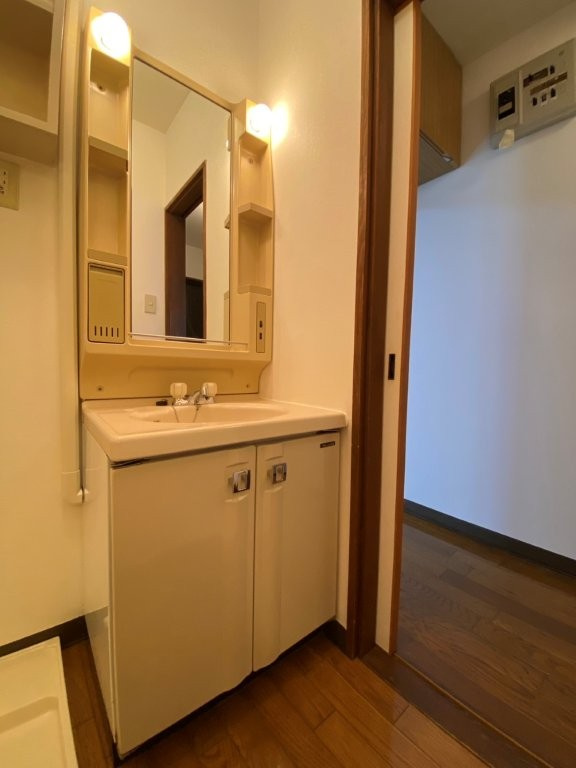 マンションストークの洗面所