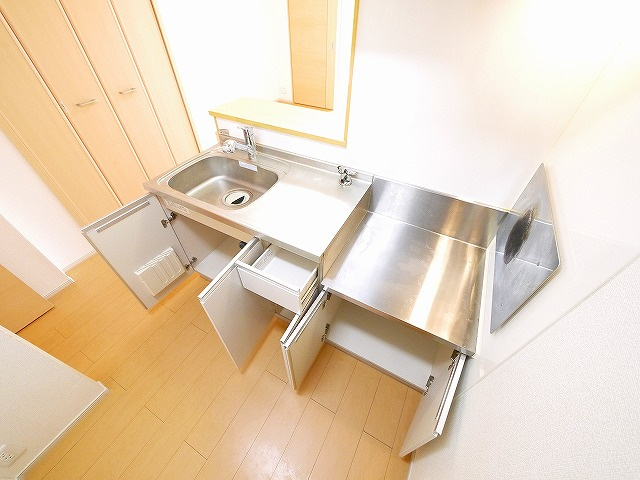 ジェルメ中山Ｂのキッチン|きれいなキッチンです