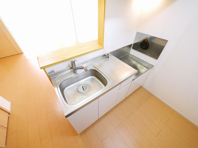 ジェルメ中山Ｂのキッチン|お料理しやすいキッチンです