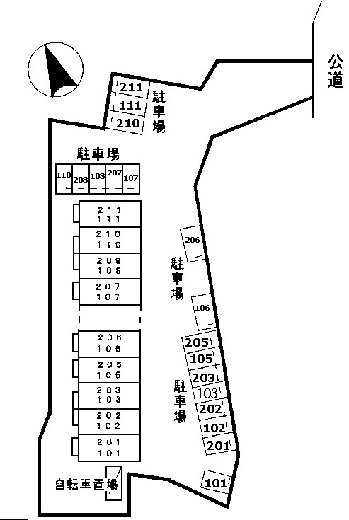 リオトーレスの区画図