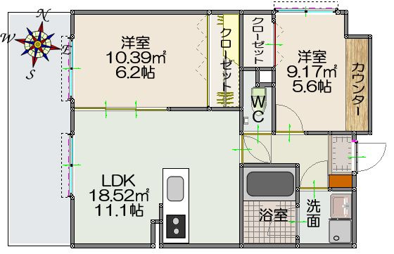 【間取り】