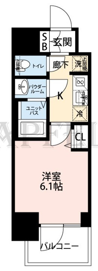 【間取り】 | プレサンス松屋町ヴェルデス