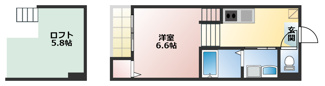 【間取り】 | stage黒門町 | 略図の為、現状優先