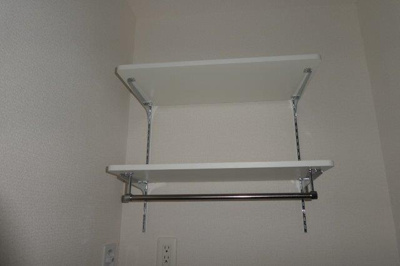 【洗面所】 | ラ・レコルト | 洗濯機置き場　棚