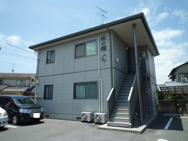 倉敷市平田のアパートの外観