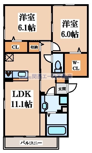【間取り】 | フォレストフィールドⅡ