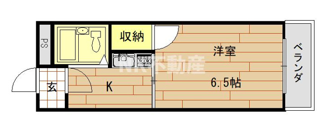 【間取り】 | 菱屋西ロイヤルハイツ（河内小阪賃貸） | 間取りです
