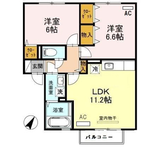 【間取り】 | コンフォール・ヴィラA棟