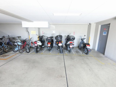 【その他共用部分】 | グレイス清水ヶ丘公園Ⅱ | バイク置場です。