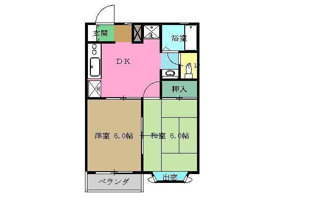【間取り】 | 泉ハイツ北ウイング