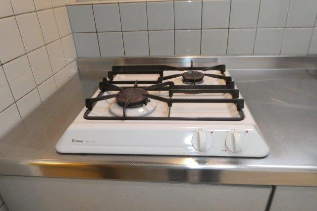 アプローズのキッチン|2口ガスコンロ