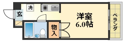 マンション白龍の間取り