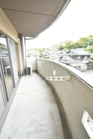 ハイアットスクエアのバルコニー
