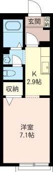サンエムコーポ亀戸第３の間取り|広め7帖で使い勝手の良い間取り♪