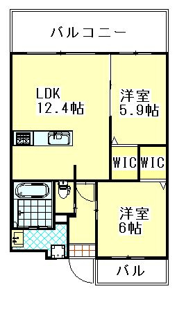 【間取り】 | ルッシェ春日公園