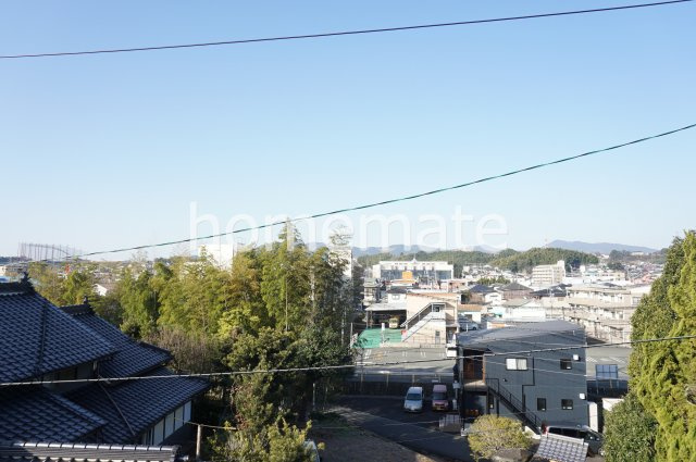 熊本市北区清水亀井町のアパートの展望