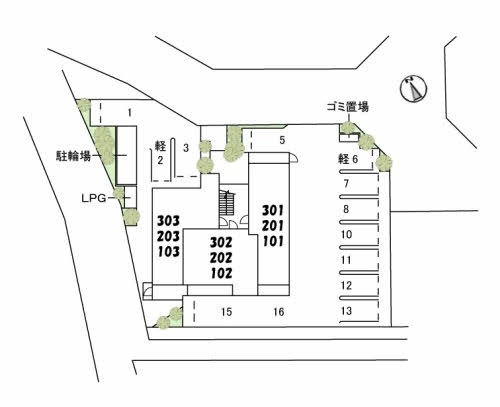 Moon Storyの駐車場|パース