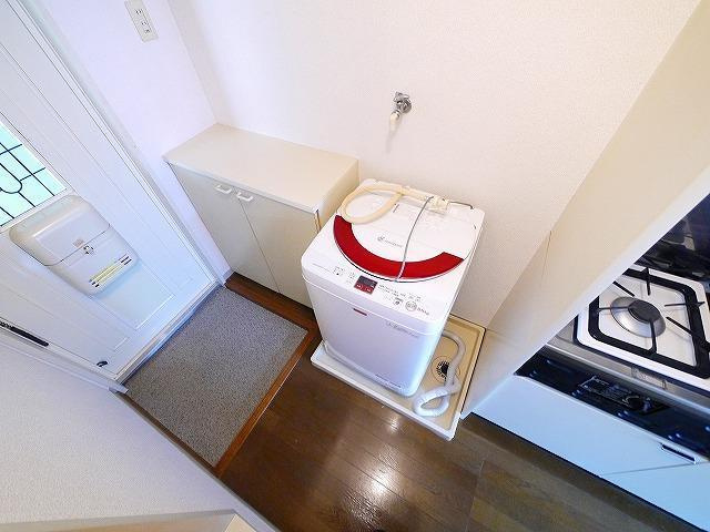 シティロイヤル富雄北のキッチン|コンパクトなキッチンで掃除もラクラク